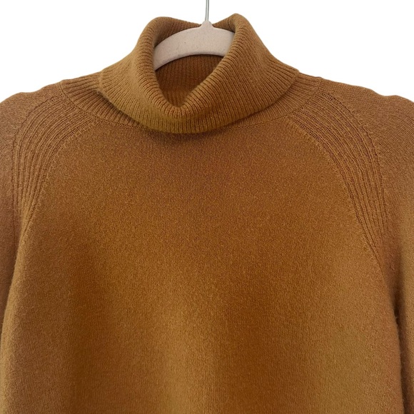J. Crew Alpaca Wool Blend Turtleneck Long Sleeve Brown Sweater Size XS - Picture 5 of 5
